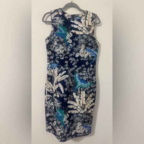 J Mclaughlin Dresses & Skirts - J McLaughlin Belinda Parrot Kay Dress Tropical Botanical Stretch NWT Size 8